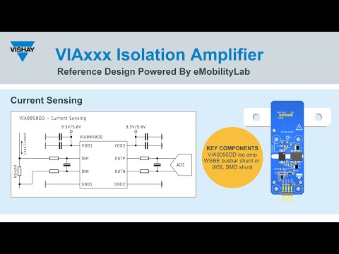 Vishay's state of the art capacitive isolation amplifier for current and voltage sensing - video from Vishay Intertechnology