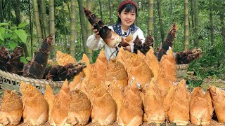 The whole village digs 1500 kilograms of bamboo shoots a day. by 燕麦行游 27,726 views 4 weeks ago 8 minutes, 1 second