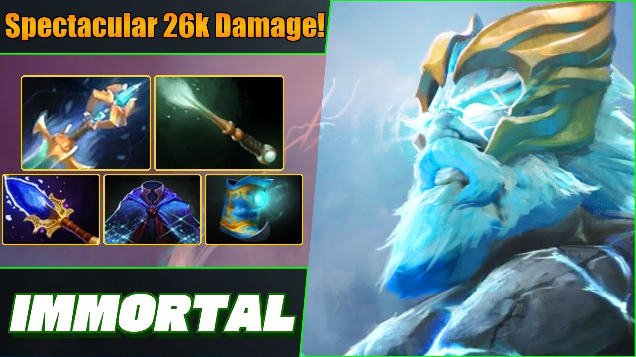 Immortal Zeus Hard Support 🩺 Mega 26k Damage! Dota 2 DotaPulse Highlight Gameplay