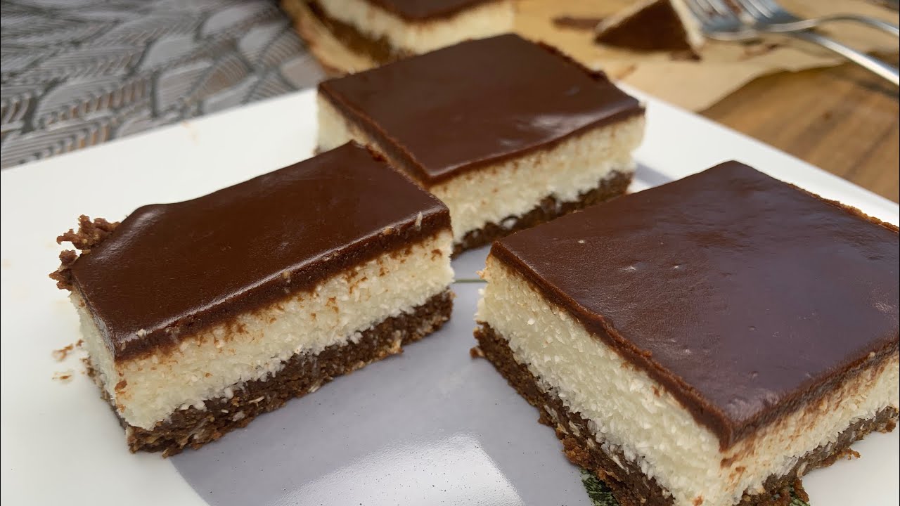 BAUNTI -kolač sa kokosom gotov za 10 minuta/bez pecenja