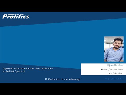 Deploying a Dockerize Panther client application on Red Hat OpenShift
