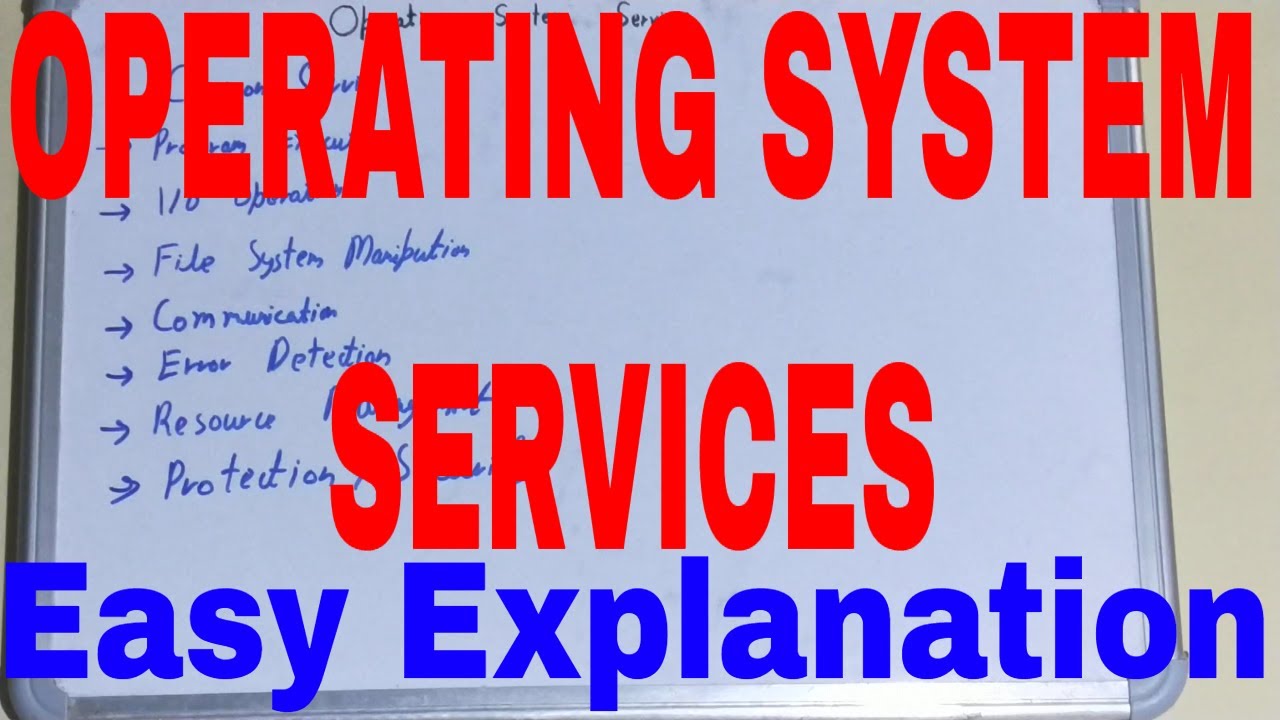 Operating System Services|What are Operating System Services|OS Services in Operating System