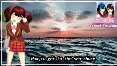 How to get to the sea shore || Sakura school simulator Tutorial