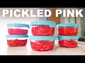Every way of making pink pickled onions, the greatest condiment