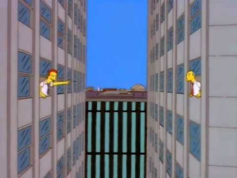 Homero y su auto en New York - Los simpsons Latino