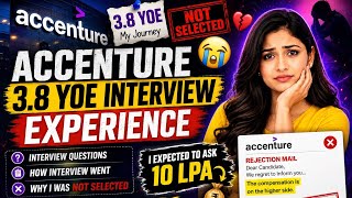 Accenture Java Interview Questions (3.8 YOE) Real Interview Experience + Unexpected Rejection Mail😱