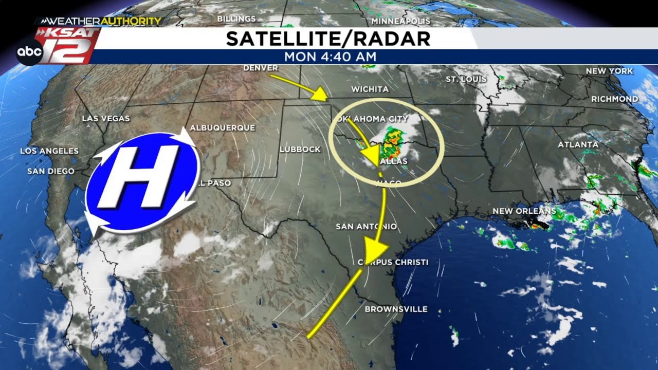 Chance of a few storms today, one or two strong storms possible - YouTube
