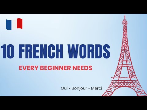 Learn 10 Basic French Words for Beginners 🇫🇷 | Easy French ...