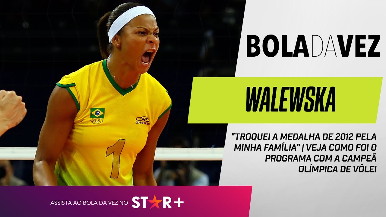 “TROQUEI A MEDALHA DE 2012 PELA MINHA FAMÍLIA” | WALEWSKA, CAMPEÃ OLÍMPICA DE VÔLEI, É A BOLA DA VEZ