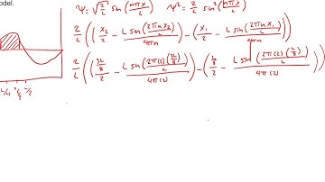 1D Particle in a box Determine probability of a region