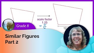 Similar figures: scale factor and scale ratio, how to set up proportions