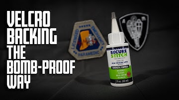 Craftical DIY - How to add HD Velcro Hook to your Tactical/Morale Patches w/Secure Stitch.