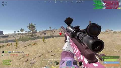 Rust - L96 with 16x Scope 👀 (140m in Head)