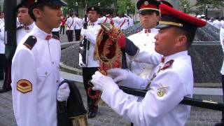 NE1: Uncasing of Colours, The flags of the Formations