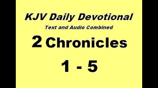 05-19 2 Chronicles 1-5 KJV Daily Devotional
