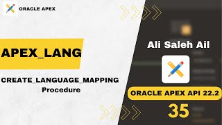 APEX_LANG : CREATE_LANGUAGE_MAPPING Procedure screenshot 3