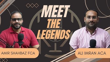 A CA’s Real-Life Lessons with Aamir Shehbaz FCA | Ali Imran ACA