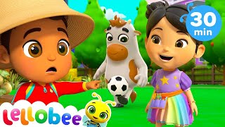 Old Macdonald - Lellobee City Farm | Kids Cartoons &amp; Nursery Rhymes | Moonbug Kids