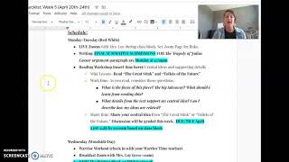 Week 5 of Extended Elearning (Academic)