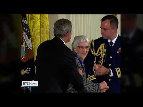Harper Lee's death reported on RTÉ News (19th February 2016)