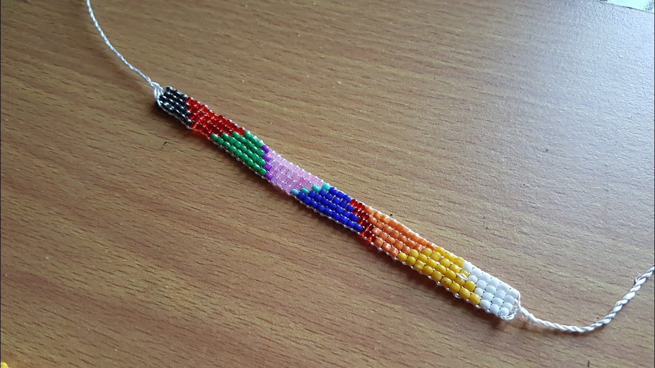 learn how to make a dead loom bracelet - YouTube