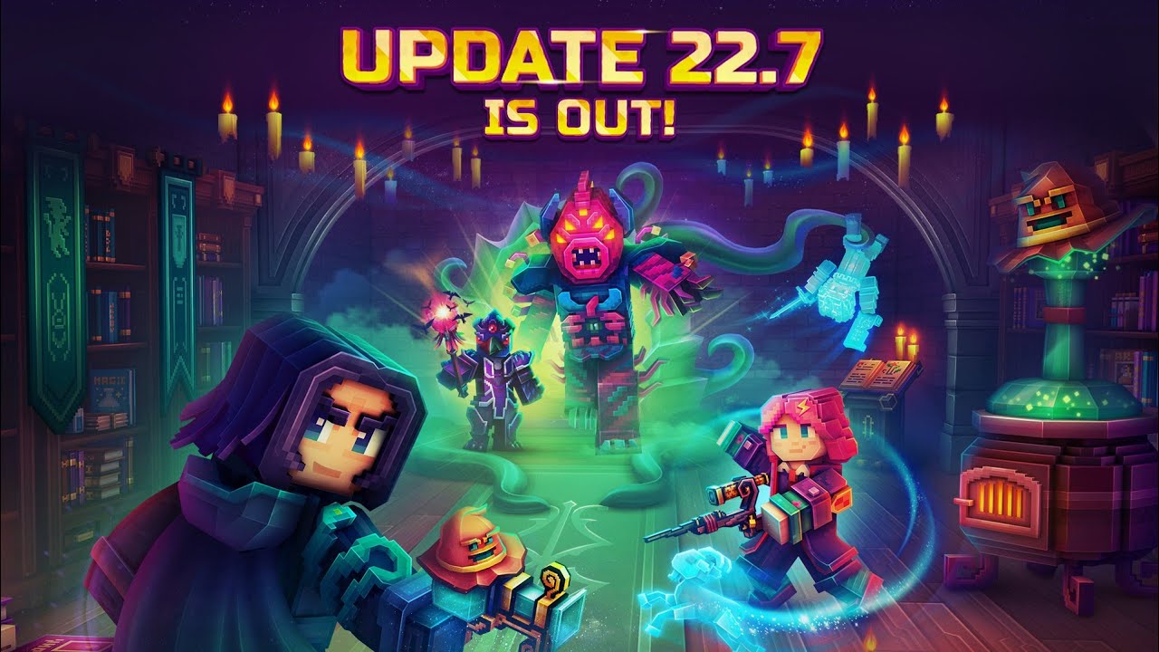 Update 22.7 Review (Magic School Season) - Pixel Gun 3D