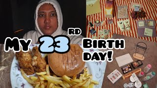 My 23rd birthday! Exam stress, college update, food &amp; presents!