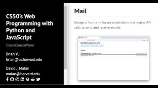 Harvard CS50W Web Programming - Project 3 - Mail