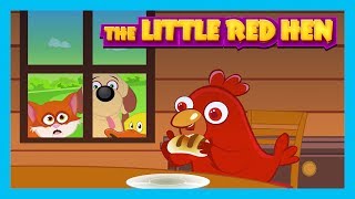 THE LITTLE RED HEN - STORY FOR KIDS || English Stories - Kids Hut Stories