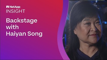 NetApp INSIGHT 2023: Backstage with Haiyan Song