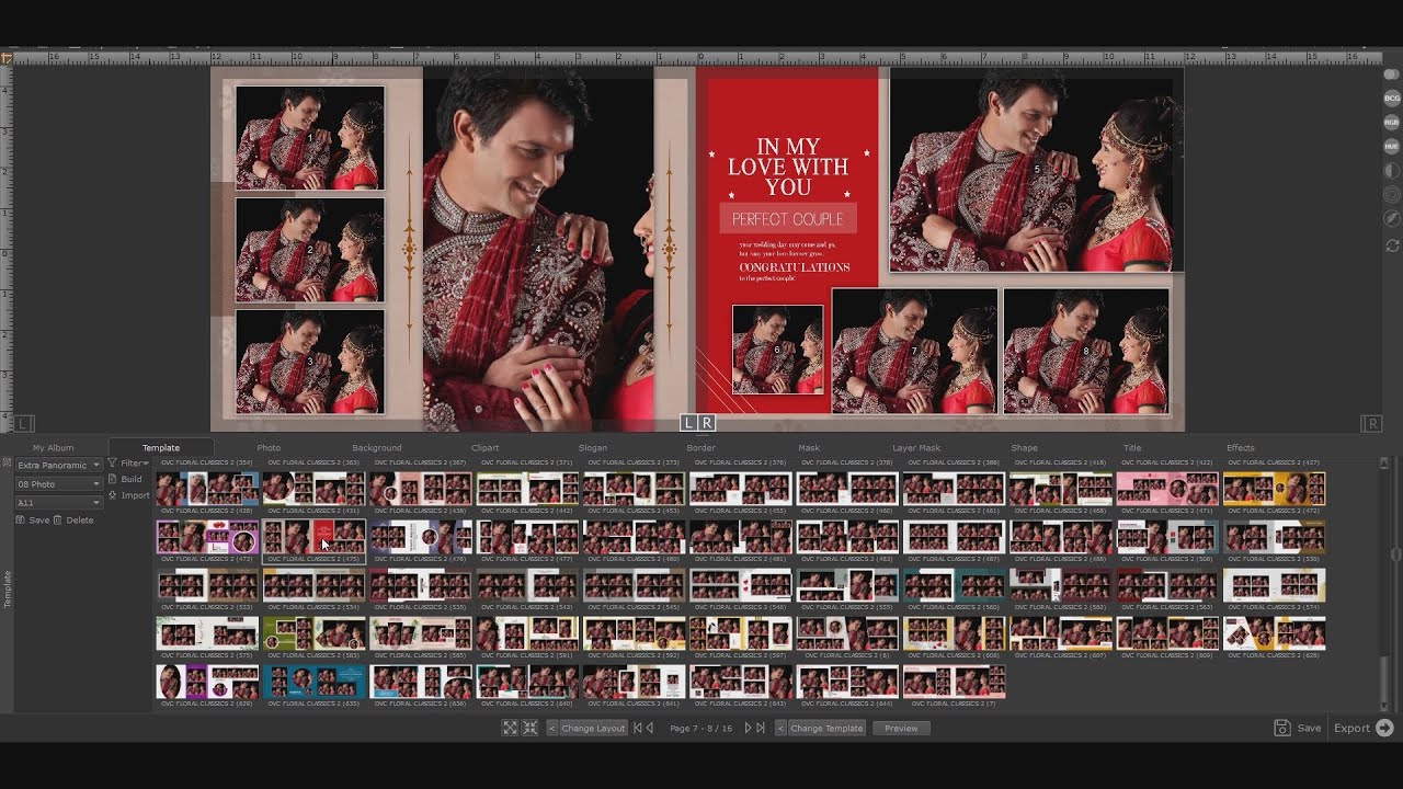 Premium AI Templates For DG FLICK Album Xpress