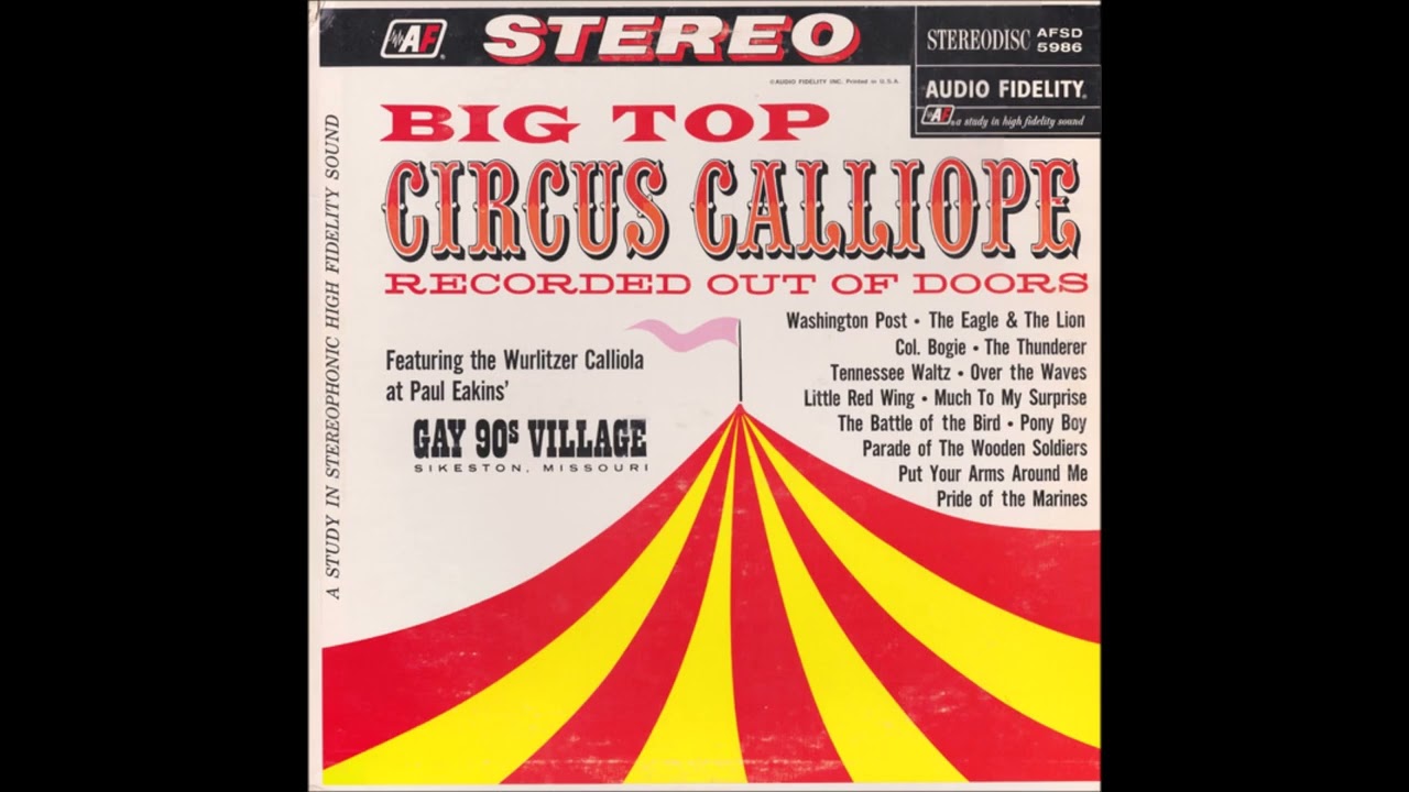 Paul Eakins – Big Top Circus Calliope Recorded Out Of Doors (1963)