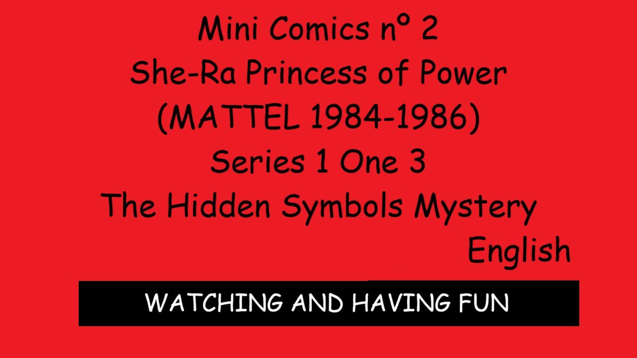 Mini Comics N 2 She Ra Princess Of Power ENG MATTEL 1984 1986 Series mini-comics-n-2-she-ra-princess-of-power-eng-mattel-1984-1986-series