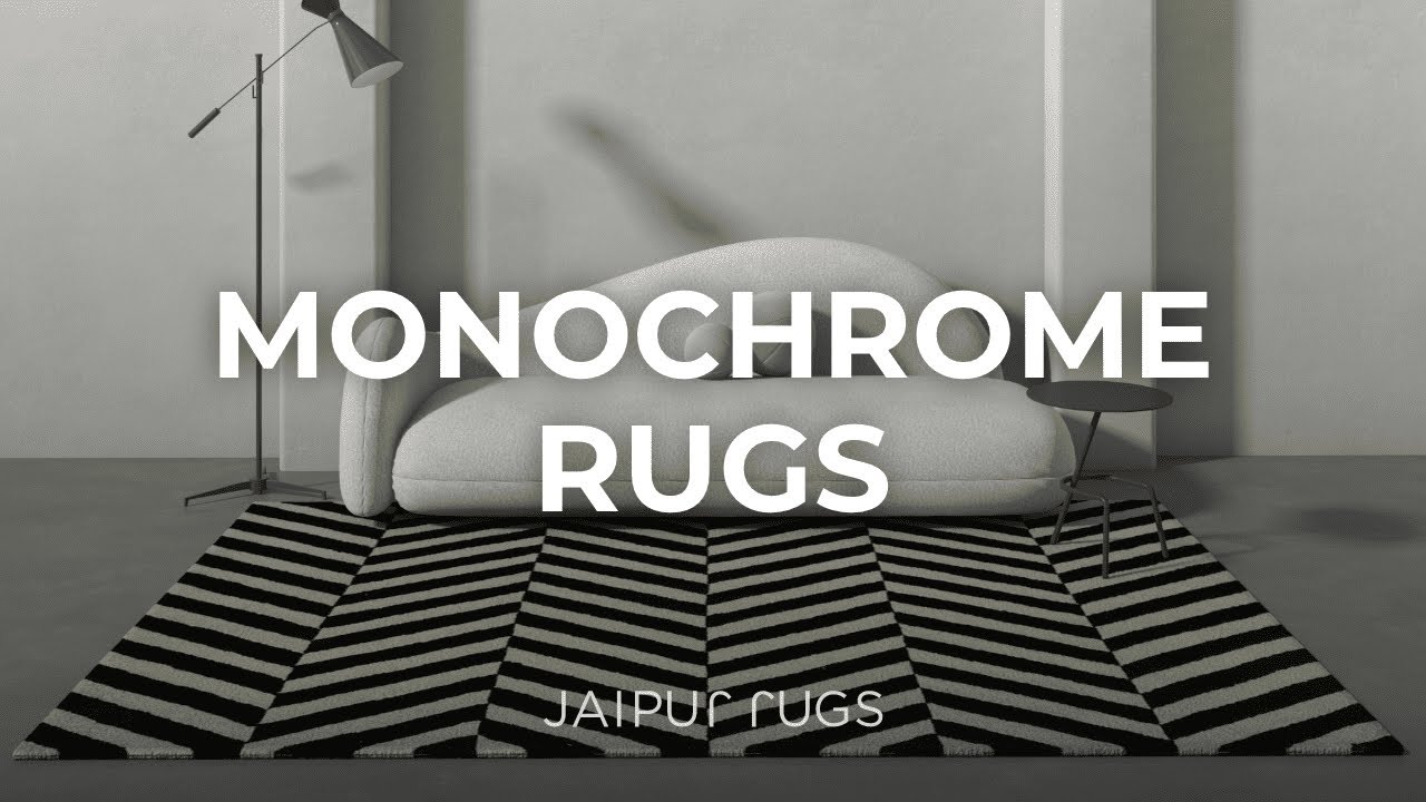 Shop Black and White Rugs || Monochrome Rugs || Jaipur Rugs
