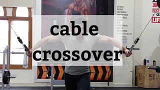 cable crossover lower chest .تمرين الصدر السفلي بالكابل
