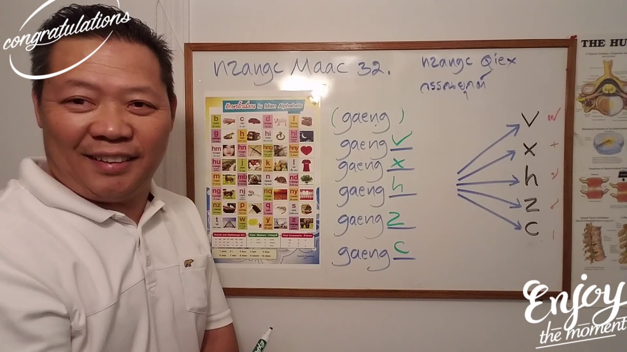 IU-MIENH  Ep.1   Learn Iu Mienh Language Mienh Alphabets Nzangc-Maac jiux caux nzangc-aaux #1: kang.