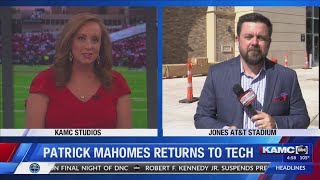 Patrick Mahomes makes a stop in Lubbock and announces big NIL deal for Tech athletes