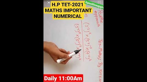 #Trailer_3 H.P TET-2021 Maths important numerical with short methods and rapid speed
