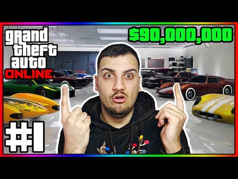 NAJSKUPLJE GARAZE U GTA #1 - GTA Online  -  ZIVOT MILIONERA U GTA ONLINE!