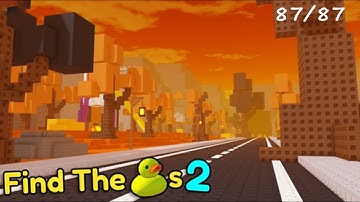 How to find all 87 Ducks in Find the Ducks 2 (Roblox)