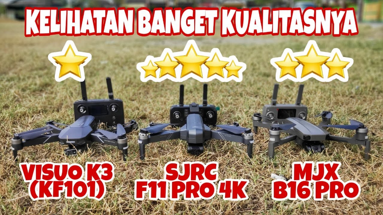 MJX B16 Pro vs SJRC F11 Pro 4K vs Visuo K3 (KF101) - Return to Home Point Test