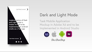 Dark/Light App Theme | UI/UX Mobile Mock Up 2020 screenshot 5