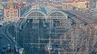 Staniční hlášení Praha hlavní nádraží - R 716 Vltava + Upozornění pro cestující! 15.1.2022
