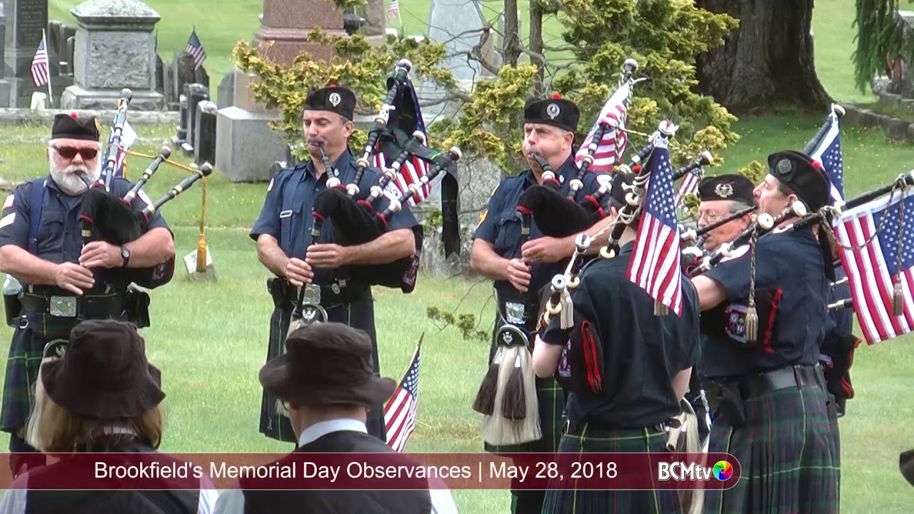Brookfield MA Memorial Day Observances, May 28, 2018 - YouTube