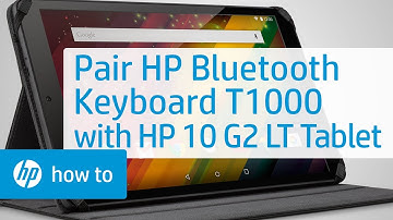Pairing an HP Bluetooth Keyboard T1000 with an HP 10 G2 LT Tablet | HP Tablets | HP