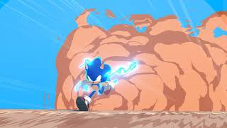 [BLENDER] Sonic Running Test