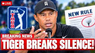 🚨 PGA TOUR MELTDOWN! Tiger Woods BREAKS SILENCE Over SHOCKING New Rule!
