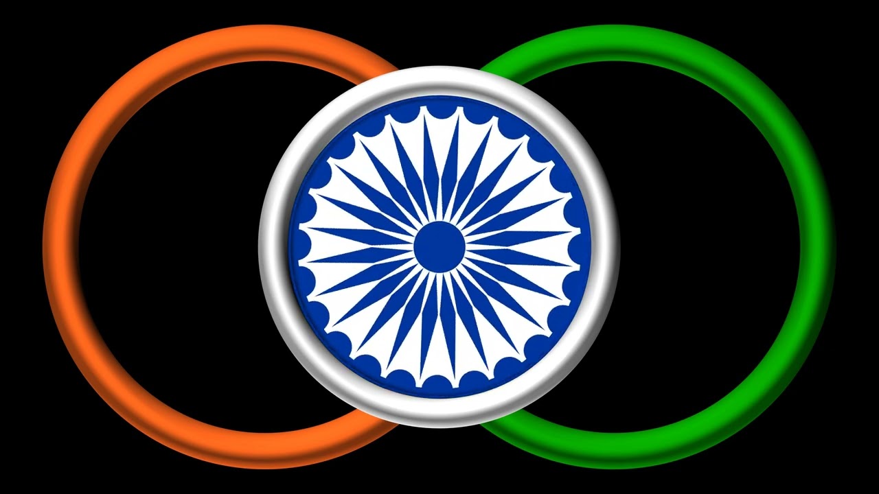 26 January Happy Republic Day Indian Flag Design Black Screen || Ladila screen Dhamal ||