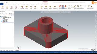 Mastercam Day-115  Model Chamfer Milling Operation