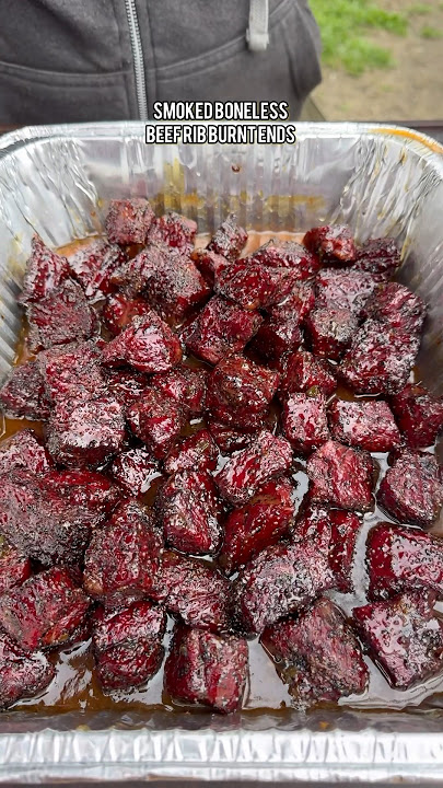 Smoked boneless beef rib burnt ends